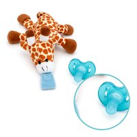 Close view of the medical grade silicone pacifier